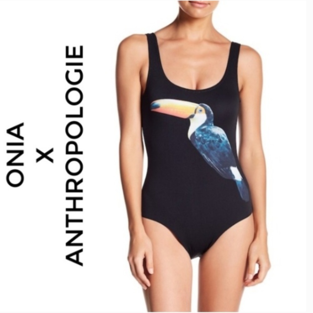 onia anthropologie one piece bathing suit